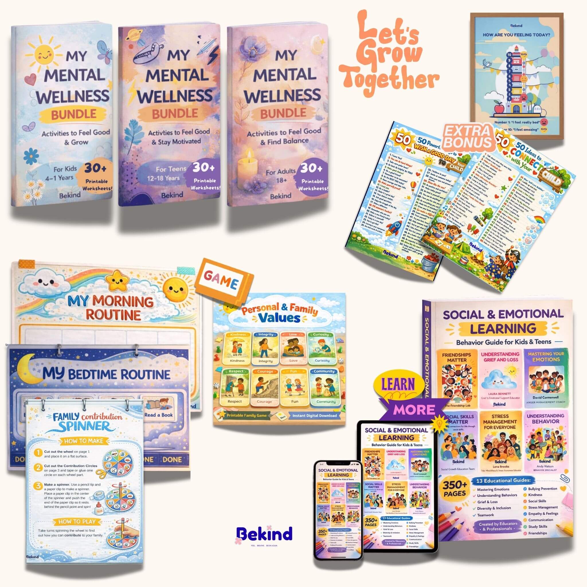 Bekind Family Growth Bundle - BESTSELLER