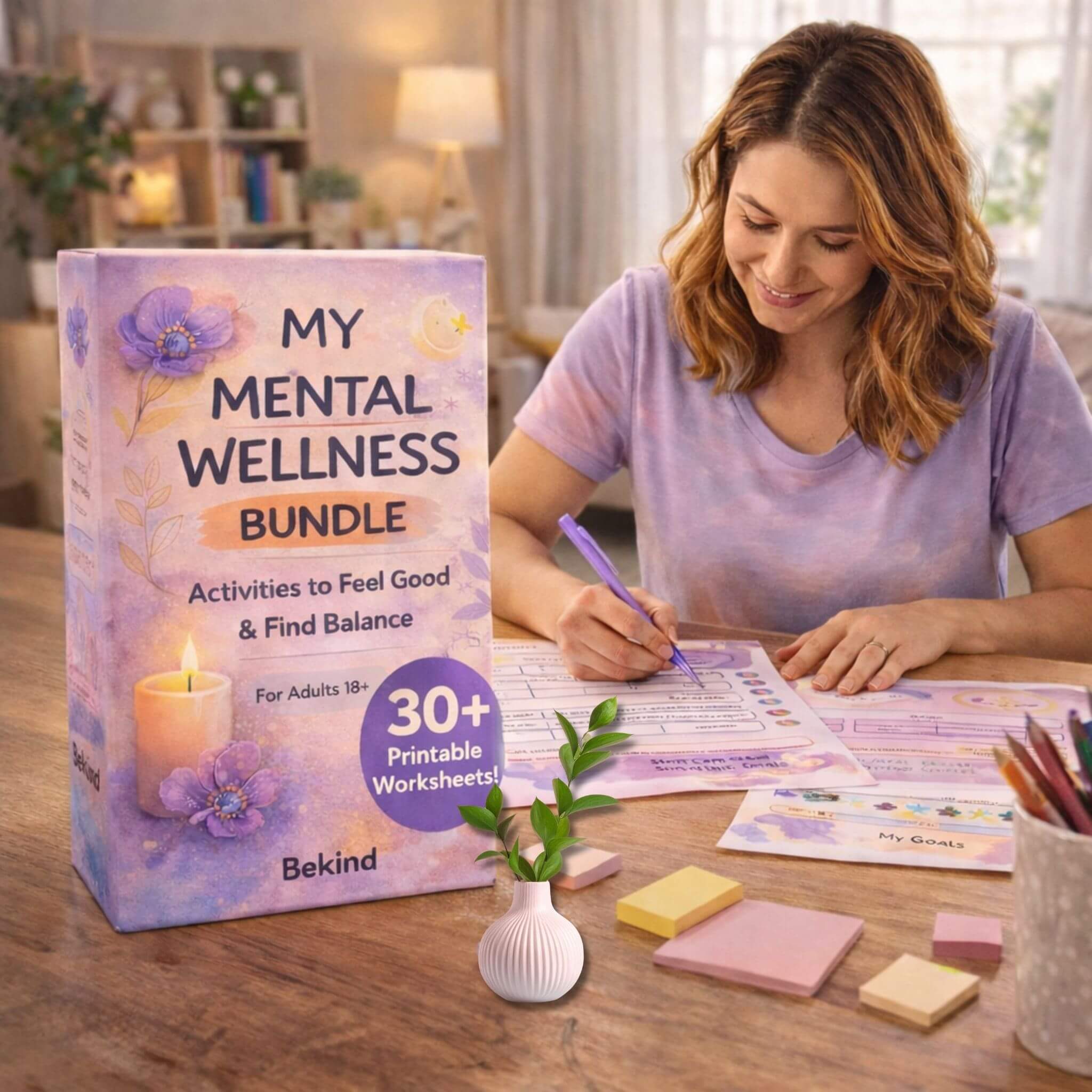 Printable Emotional Growth Activity Bundle for Kids, Teens & Adults