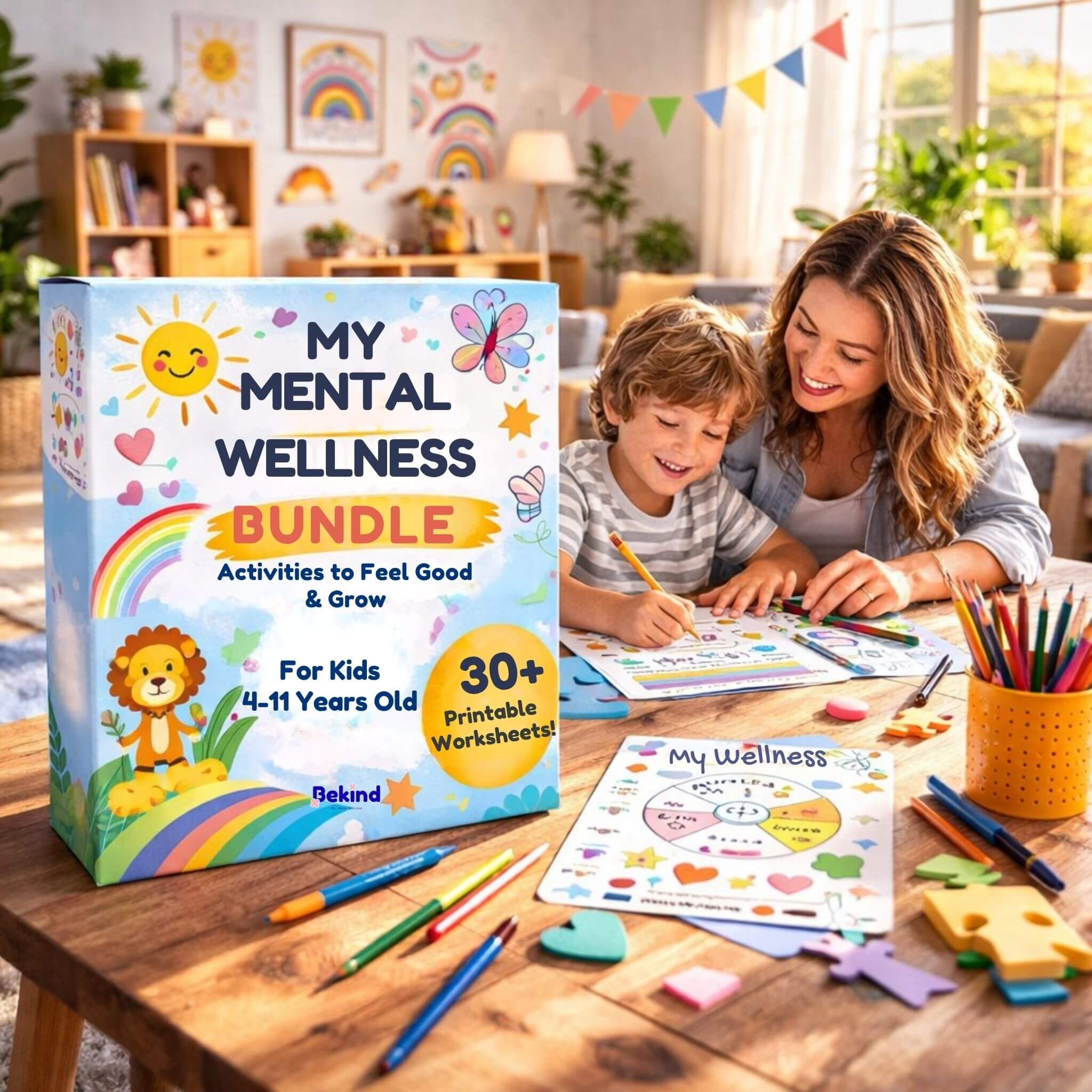 Printable Emotional Growth Activity Bundle for Kids, Teens & Adults